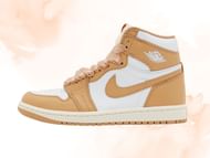 Air Jordan 1 Retro High OG W "Praline" sneakers (Image via SN)